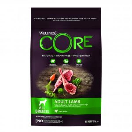 Wellness CORE dry dog adult lamb 10kg -