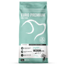 Euro-Premium puppy medium chicken&rice 12kg -