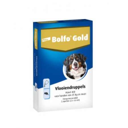 Bolfo gold 400 hond 2pip vanaf 25KG
